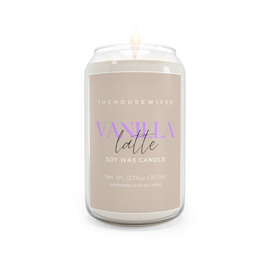 Vanilla Latte Scented Candle, 13.75oz